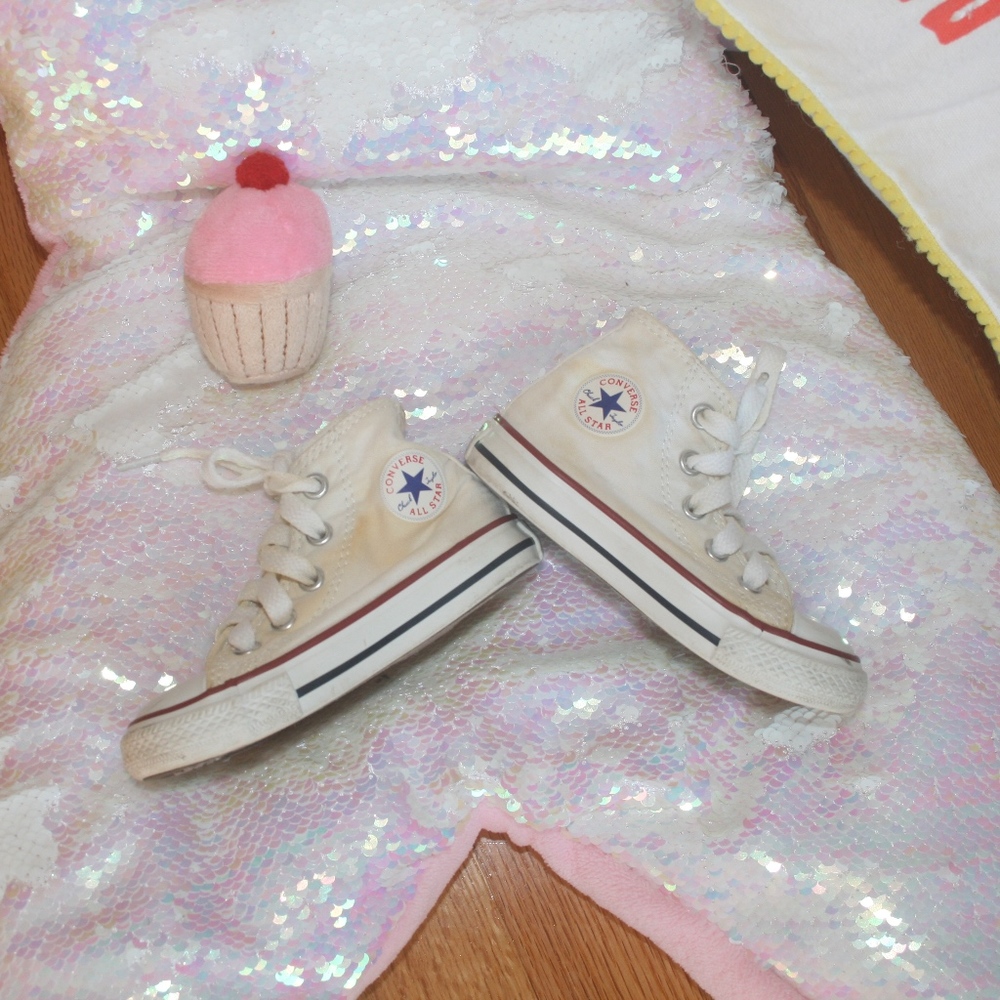 Cream Converse All Star Low top